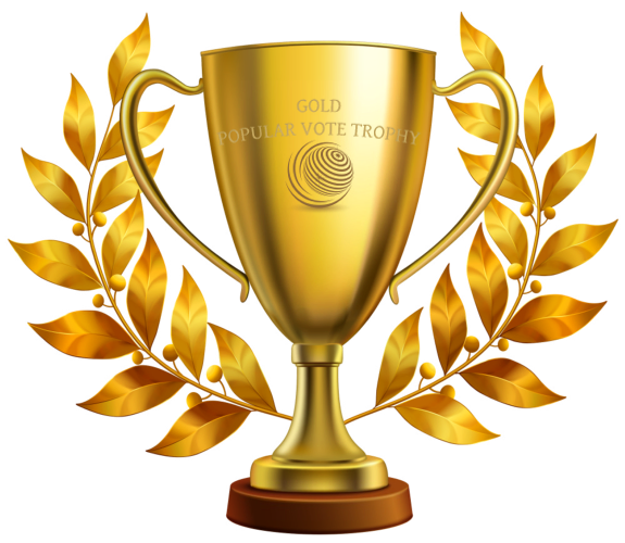 GOLD POPULAR VOTE TROPHY