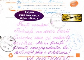 Espana 2018 (1) - message for postman to deliver the letter