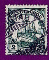 SMS Hohenzollern - Mi:DR-KIA 29a, stamp Tsingtau