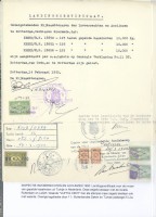 Dutch revenues: ship cargo import fee hazelnuts Turkey 1950