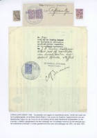 Dutch revenues: consular fee and marriage extrict 1925