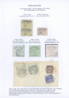 Dutch Indies thee sample restriction stamps