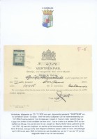 8 Curacao Permit to leave harbour with ship 1929
