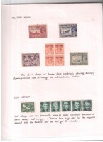 Military Admn/Coil stamps