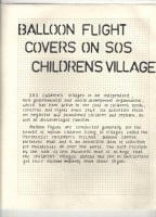 Balloon Flight Covers on SOS Children's Village